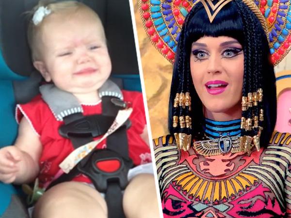 Wow, Bayi Ini Langsung Berhenti Nangis Setelah Dengarkan Lagu ‘Dark Horse’ Katy Perry!